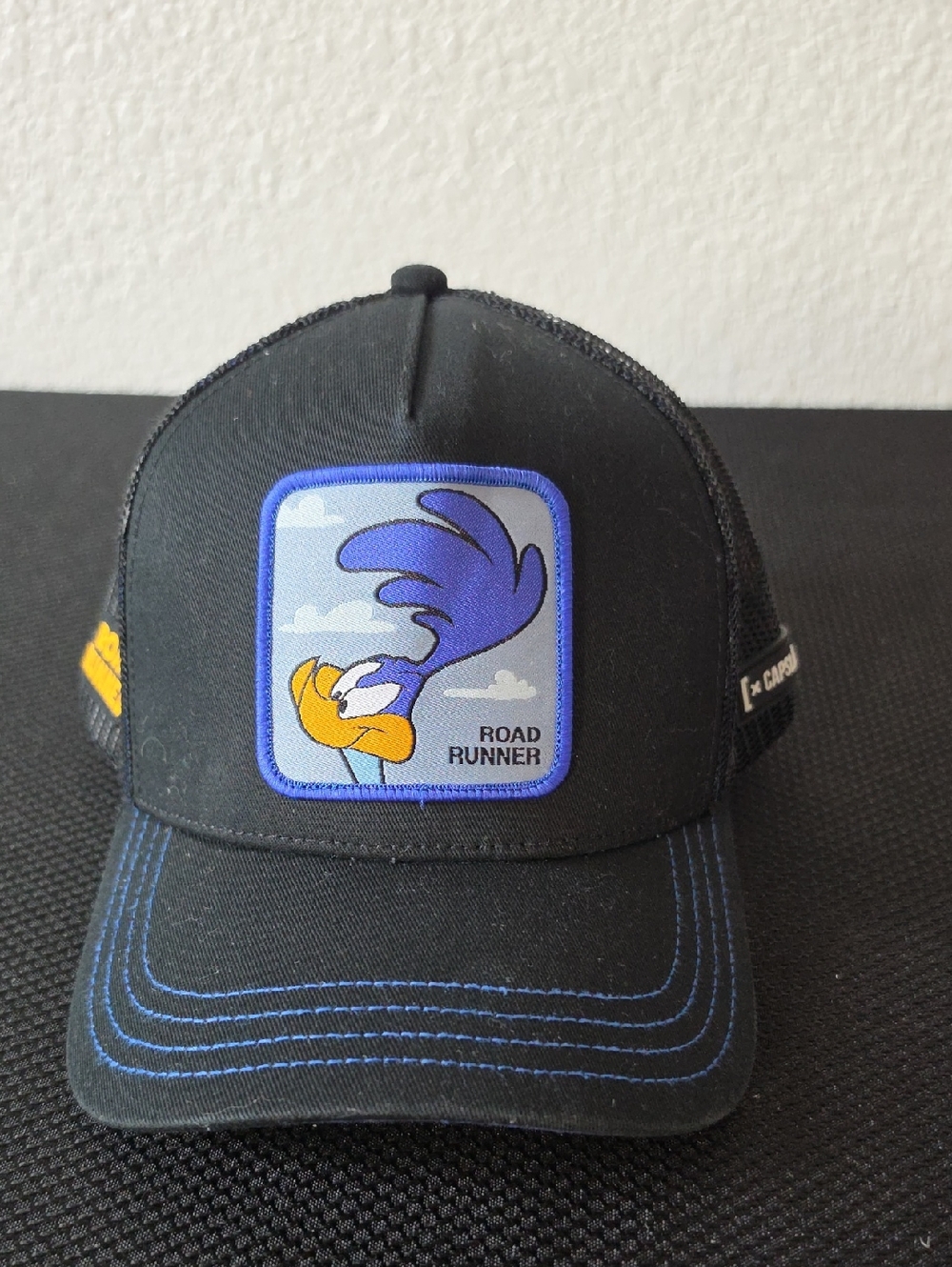 Road Runner Black Trucker Hat - Casual Cap